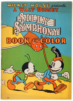 "MICKEY MOUSE PRESENTS A WALT DISNEY SILLY SYMPHONY BOOK TO COLOR."