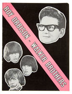 “ROY ORBISON-WALKER BROTHERS” 1966 CONCERT PROGRAM.