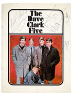 “THE DAVE CLARK FIVE” 1964 AUTOGRAPHED PROGRAM.