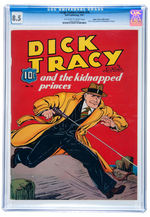 "DICK TRACY - LARGE FEATURE COMIC" #15 1941 CGC 8.5 VF+ MILE HIGH COPY.