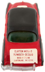 PLYMOUTH 1954 PROMO FRICTION TOY TAXI.