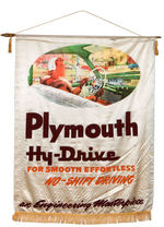 “PLYMOUTH HY-DRIVE” SHOWROOM BANNER.