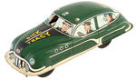 "DICK TRACY SPARKLING RIOT CAR" MARX TOY WITH BOX FLAT.