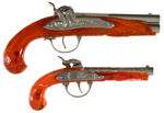 HUBLEY FLINTLOCK/FLINTLOCK JR. CAP GUN PAIR.