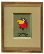 IT'S TOUGH TO BE A BIRD FRAMED PRODUCTION CEL PAIR.