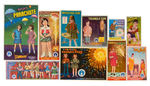 "THE STANDARD FIREWORKS INDUSTRIES, SIVAKASI" LOT OF 14 FIRECRACKER LABELS WITH CHILDREN THEME.