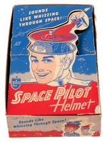 "SPACE PILOT HELMET."