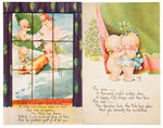 ROSE O’NEILL “KEWPIES” LOT OF FOUR CHRISTMAS POSTCARDS BY GIBSON.