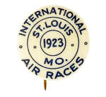 RARE EARLY AIR RACES 1923 BUTTON.