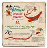 "DISNEY INSTANT SPEEDWAY" BOXED MARX PROTOTYPE RACE SET.