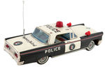 ALPS 1958 LINCOLN CONTINENTAL MARK III "HIGHWAY PATROL POLICE CAR" BOXED BATTERY-OPERATED TOY.