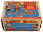 "DICK TRACY'S BONNIE BRAIDS" BOXED REALISTIC CREEPING ACTION WIND-UP MARX DOLL.