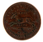 CONGRESSIONAL ELECTIONS OF 1834 & 1838 ANTI -JACKSON AND ANTI -VAN BUREN TOKENS.