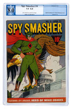 "SPY SMASHER" #4 APRIL 1942 PGX 8.0 VF.