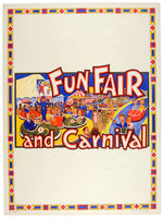 "FUN FAIR AND CARNIVAL" POSTER.