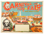 "CARNIVAL AND FUN FAIR" POSTER.