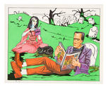 "THE MUNSTERS DELUXE RUB-ONS MAGIC PICTURE TRANSFERS" SET.