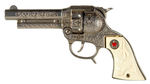 HUBLEY “TEXAN JR.” CAP GUN WITH HOLSTER.