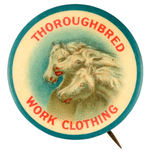 PHARAOH'S HORSES PAINTING BY HERRING  FOR "THOROUGHBRED WORK CLOTHING" FROM HAKE COLLECTION & CPB.