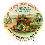 "THE NEBRASKA SEED CO." CHOICE COLOR RARITY.