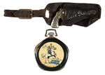 "THE LONE RANGER LAPEL WATCH" BOXED WITH GUN HOLSTER FOB.