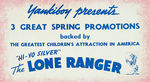 LONE RANGER/YANKIBOY RETAILERS PROMOTIONAL BROCHURE.