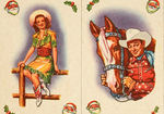 ROY ROGERS/"SEARS HAPPI-TIME TOYTOWN CHRISTMAS TRADING CARDS."