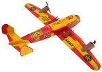 “MARX FLYING FORTRESS 2095” TIN LITHO WIND-UP PLANE WITH BOX.