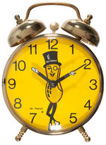 "MR. PEANUT" PREMIUM WATCH & CLOCK WITH SHIPPING CARTONS.