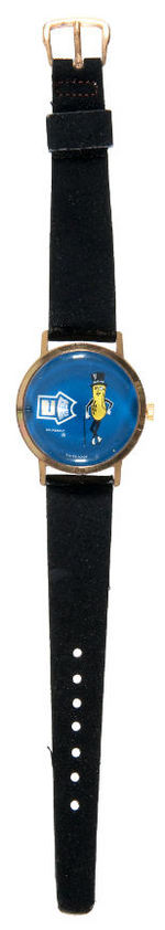 "MR. PEANUT" PREMIUM WATCH & CLOCK WITH SHIPPING CARTONS.