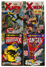 "X-MEN" LOT OF TEN EARLY COMICS.