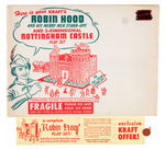 "KRAFT'S ROBIN HOOD NOTTINGHAM CASTLE PLAYSET" PREMIUM.