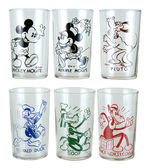 DISNEY CHARACTER GLASSES WITH RARE BOX.
