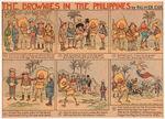 “THE BROWNIES IN THE PHILLIPINES” LOT OF FOUR SUNDAY PAGES W/ROOSEVELT.