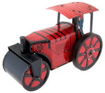 "MARX AUTOMATIC REVERSING ROAD ROLLER” WIND-UP WITH BOX.