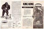 "KING KONG" BOXED AURORA MODEL KIT.