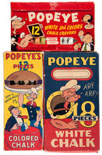 “POPEYE” BOXED CHALK TRIO.