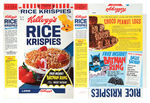 “BATMAN RING” ON KELLOGG’S RICE KRISPIES BOX FLAT.