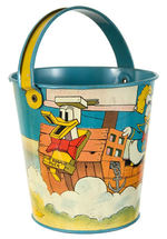 DONALD DUCK AND MICKEY MOUSE SAND PAIL.