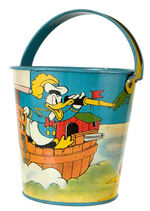 DONALD DUCK AND MICKEY MOUSE SAND PAIL.