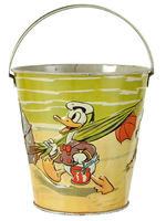 DISNEY MULTI-CHARACTER EMBOSSED SAND PAIL.