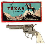 “THE TEXAN BY HUBLEY” BOXED CAP PISTOL.