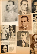 RUDOLPH VALENTINO SCRAPBOOK PAIR.