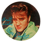 ELVIS PRESLEY PAIR OF CLASSIC BUTTONS.