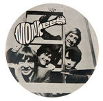 "MONKEES" LARGE AND SCARCE PORTRAIT BUTTON.