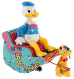 "WALT DISNEY'S ROCKING CHAIR" BOXED TOY WITH DONALD DUCK, PLUTO & DUMBO.
