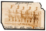 1925 ST. LOUIS STARS NEGRO LEAGUE TEAM RPPC WITH WILLIE WELLS.