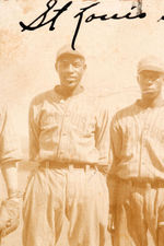 1925 ST. LOUIS STARS NEGRO LEAGUE TEAM RPPC WITH WILLIE WELLS.