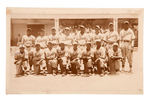 1937 CIUDAD TRUJILLO TEAM PHOTO WITH LEGENDARY PLAYERS INCLUDING GIBSON, PAIGE AND BELL.