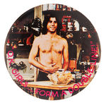 JOHN TRAVOLTA HALF NAKED BUTTON FROM WELCOME BACK KOTTER.